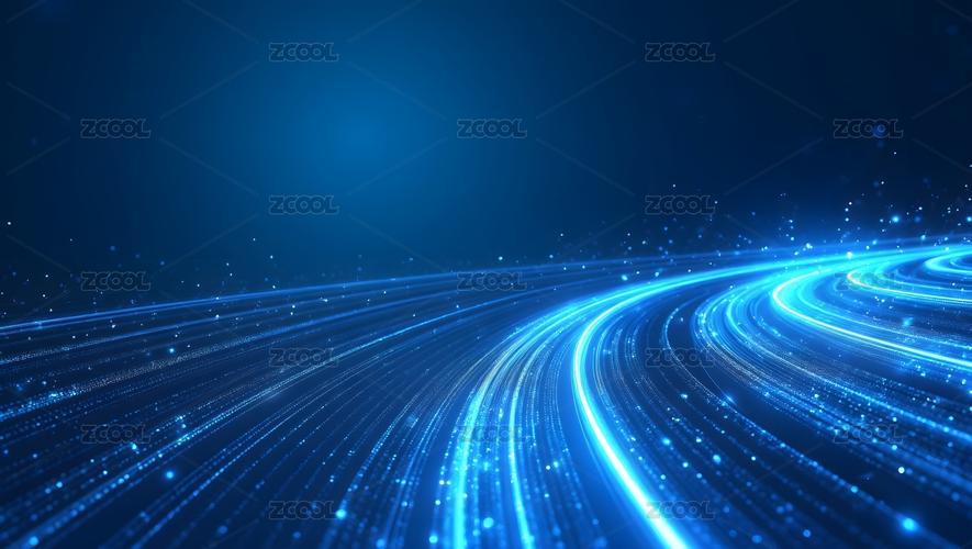 蓝色光流 冰阔洛科技的极致数字美学与未来感知